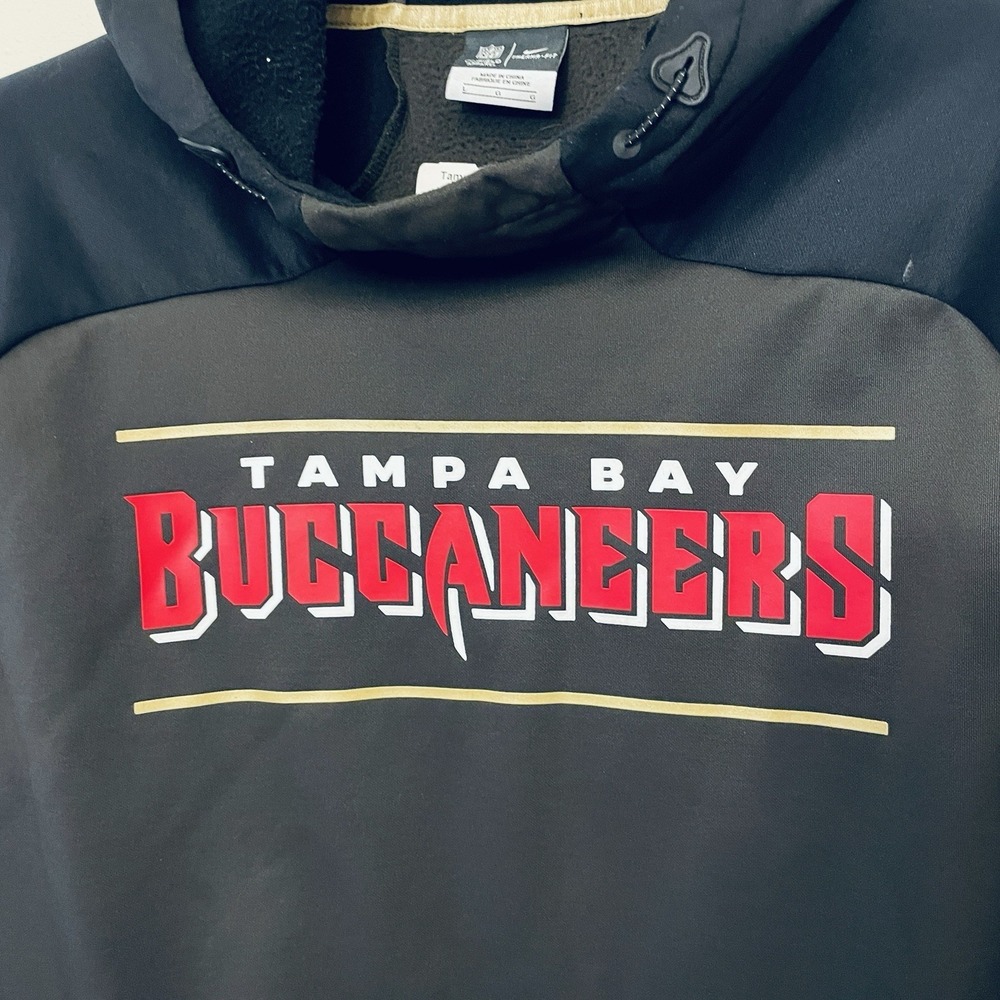 NFL Tampa Bay Buccaneers Nike Team Issued On-Field Hoodie Men's Large Mike Biehl - Picture 4 of 8